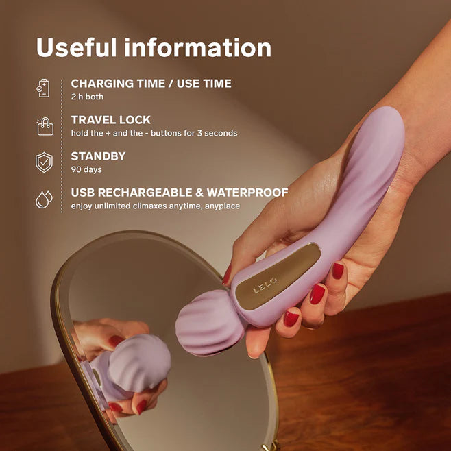 LELO SWITCH Double-Sided Wand Vibrator – App-Controlled Dual Motor Massager