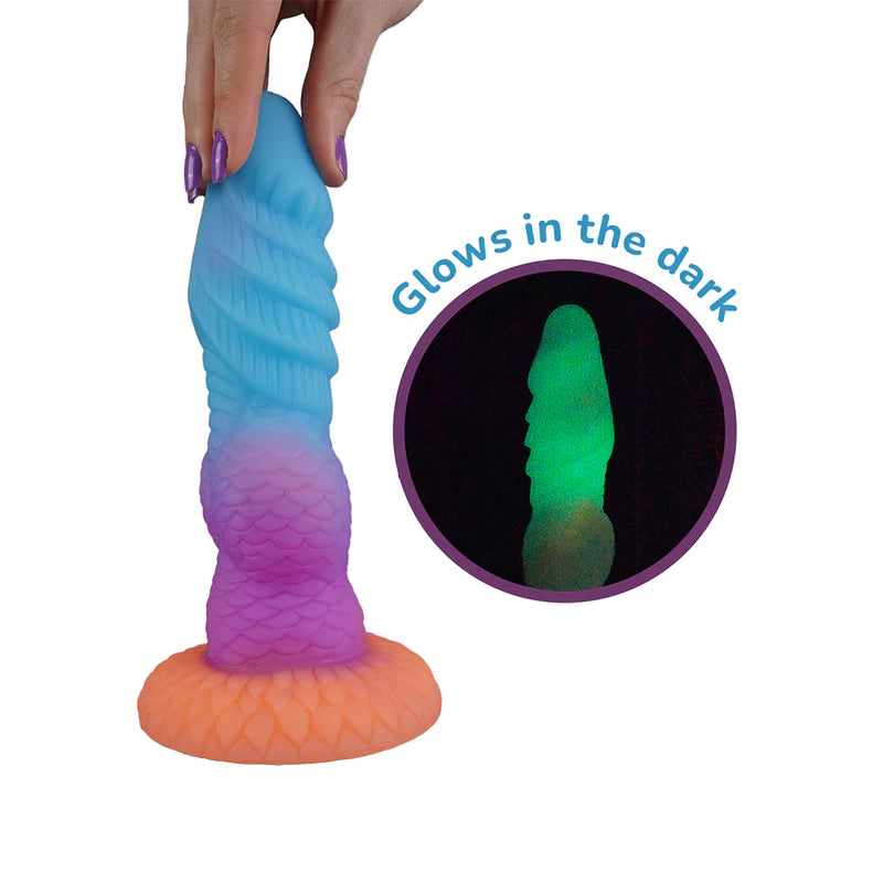Camtoyz Splash Nova Tentacle Dildo – Glow-in-the-Dark Squirting Suction Design