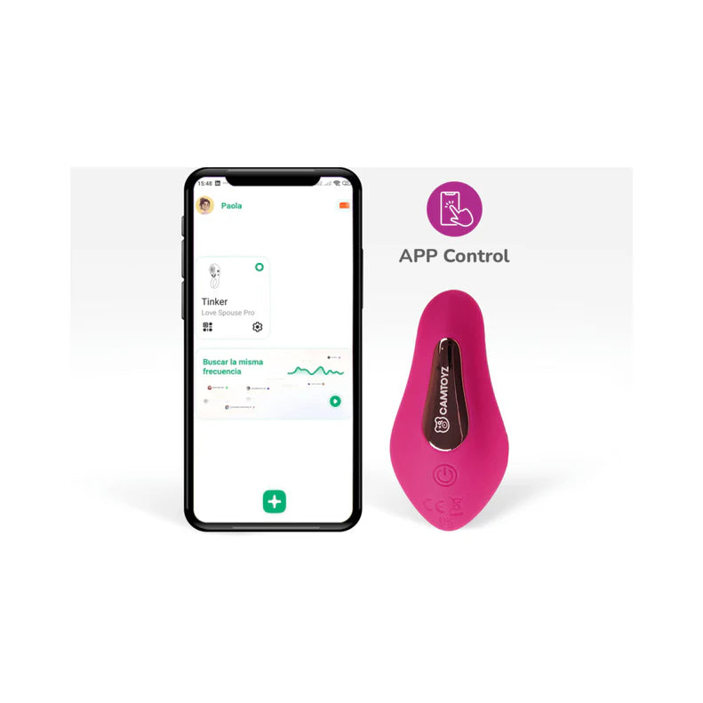 Camtoyz Tinker App-Controlled Vibrating Panty – Rechargeable Wearable Vibrator