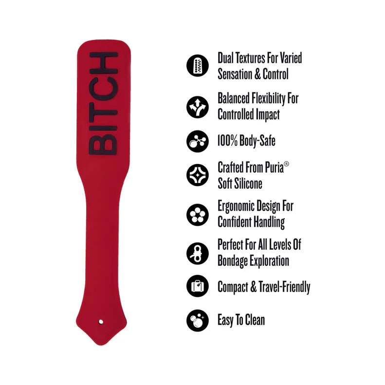 Temptasia Ardor Silicone Paddle – Dual Texture Impact Paddle