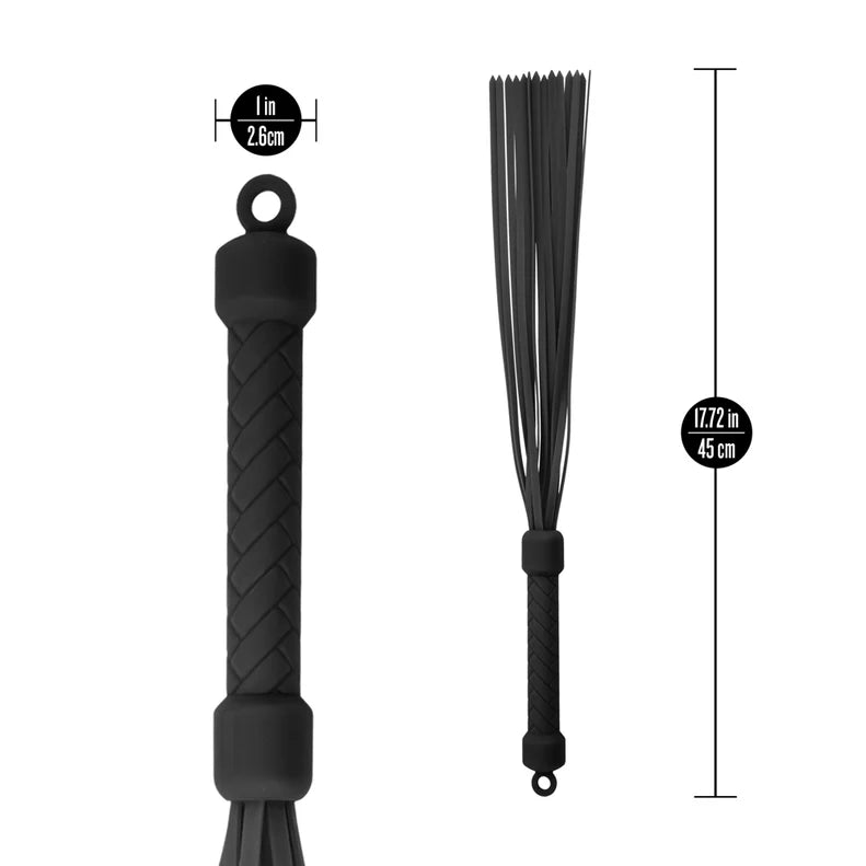 Temptasia Ardor Silicone Flogger – Multi-Tail Flexible Impact Toy