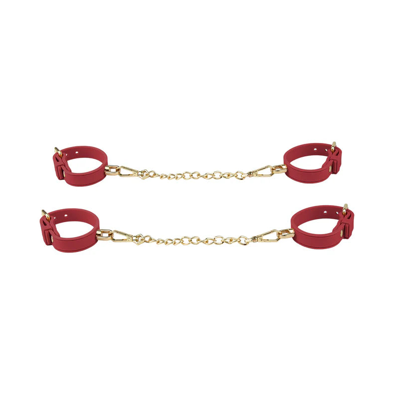 Temptasia Ardor Silicone Wrist and Ankle Restraints – Adjustable Bondage Set