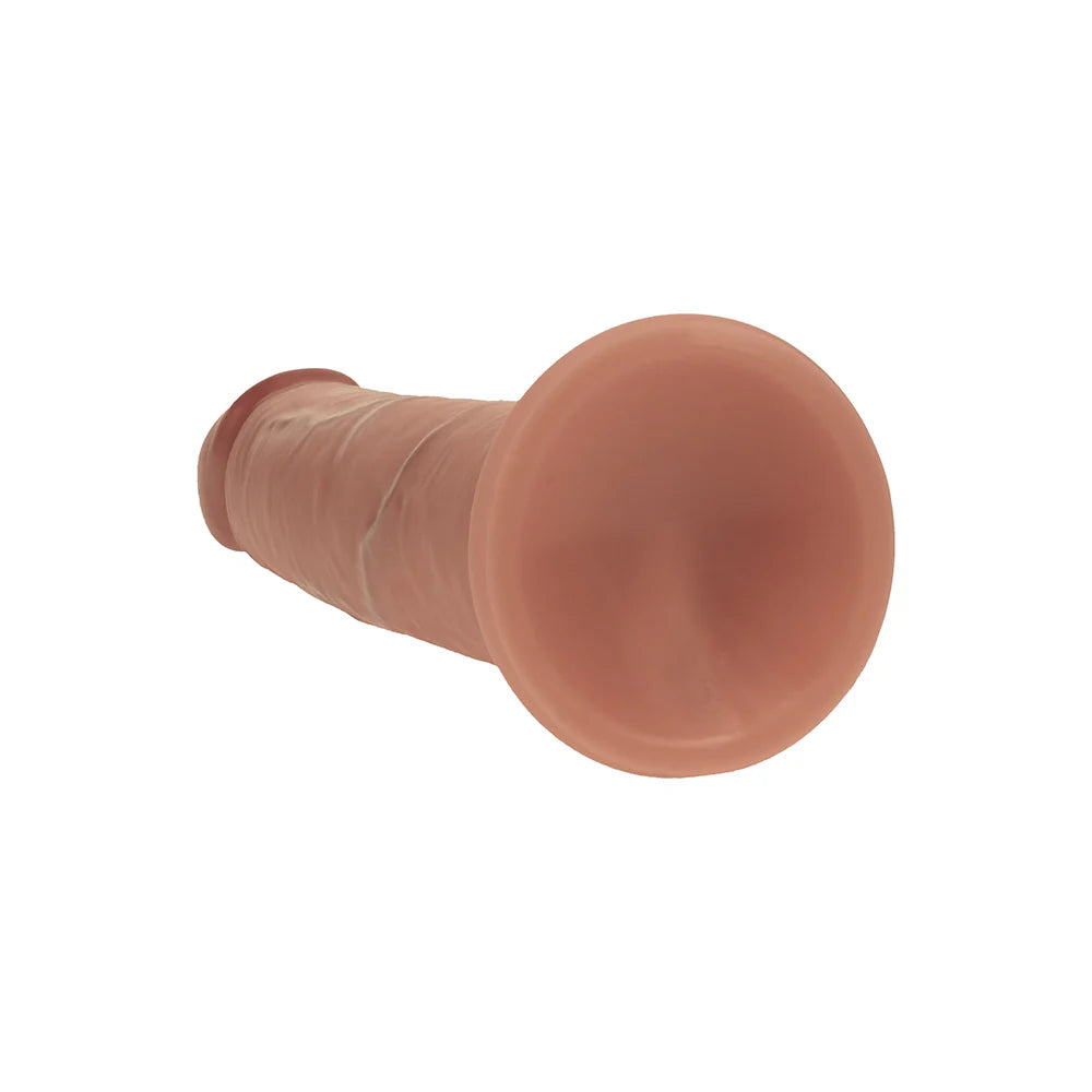 RealRock Dual Layered Silicone Realistic Sliding Skin Dildo 6in