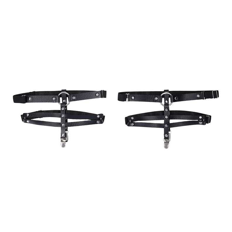 Sportsheets Shadow Faux Leather Garters