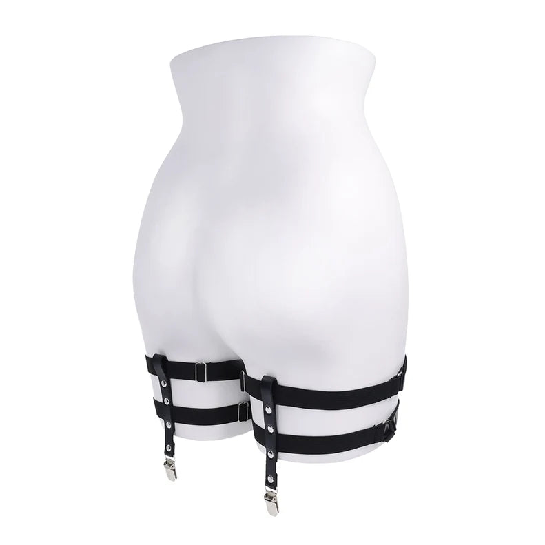 Sportsheets Shadow Faux Leather Garters