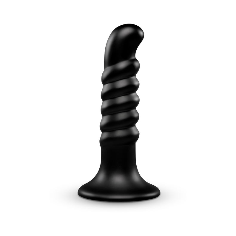 b-Vibe Krush 9.5in Curved Ribbed Dildo
