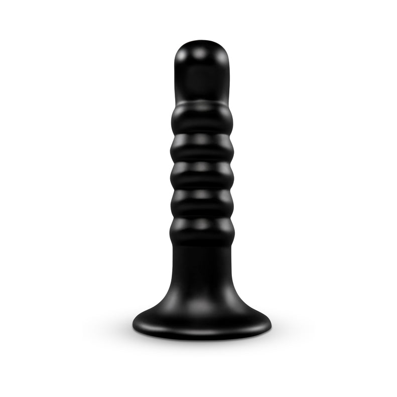 b-Vibe Krush 9.5in Curved Ribbed Dildo