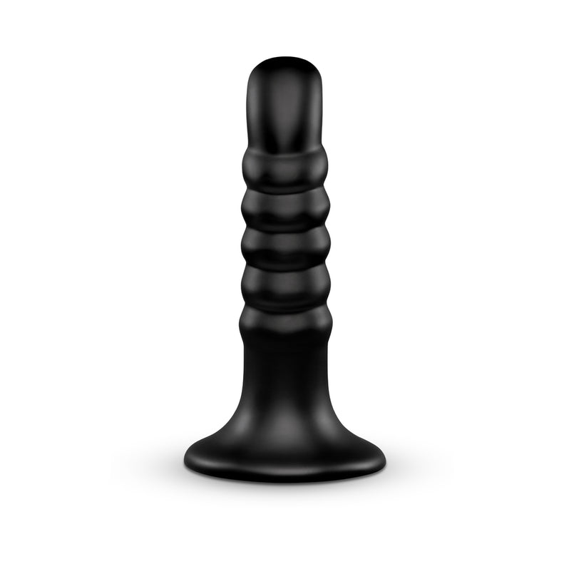 b-Vibe Krush 9.5in Curved Ribbed Dildo