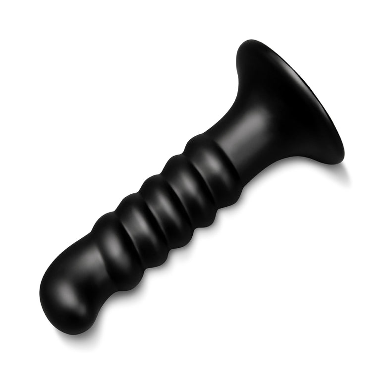 b-Vibe Krush 9.5in Curved Ribbed Dildo