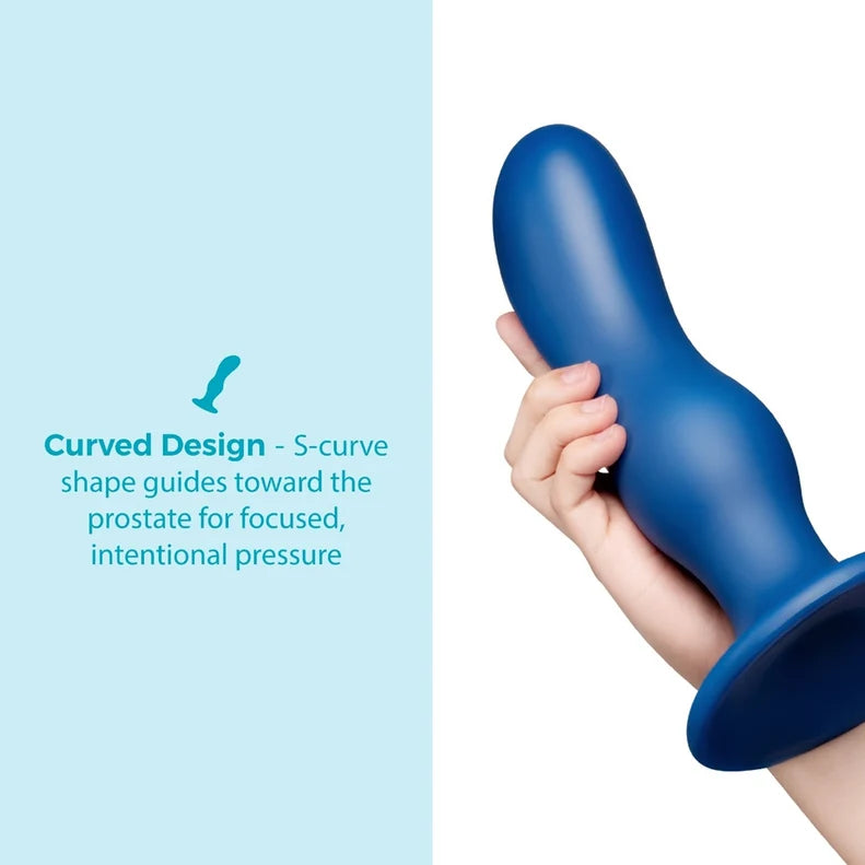 b-Vibe Milk 8.5in Curved Anal Trainer