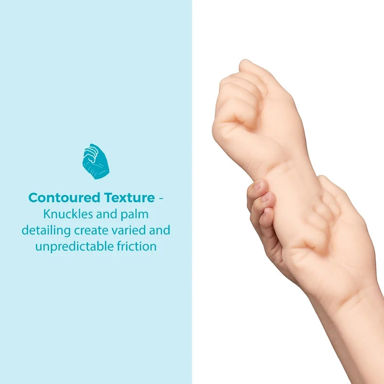 B-Vibe Fist Style Realistic Dildo with Suction Cup 14.5in
