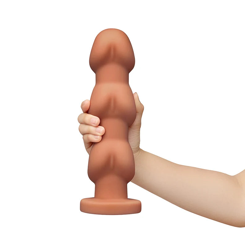 b-Vibe Headz 10.5in Multi-Bulb Dildo