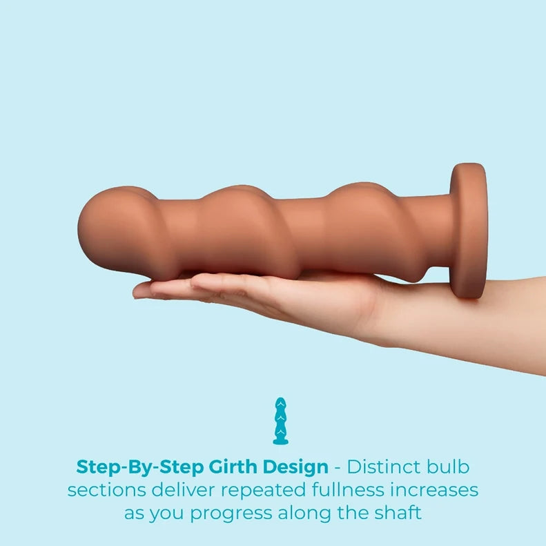 b-Vibe Headz 10.5in Multi-Bulb Dildo