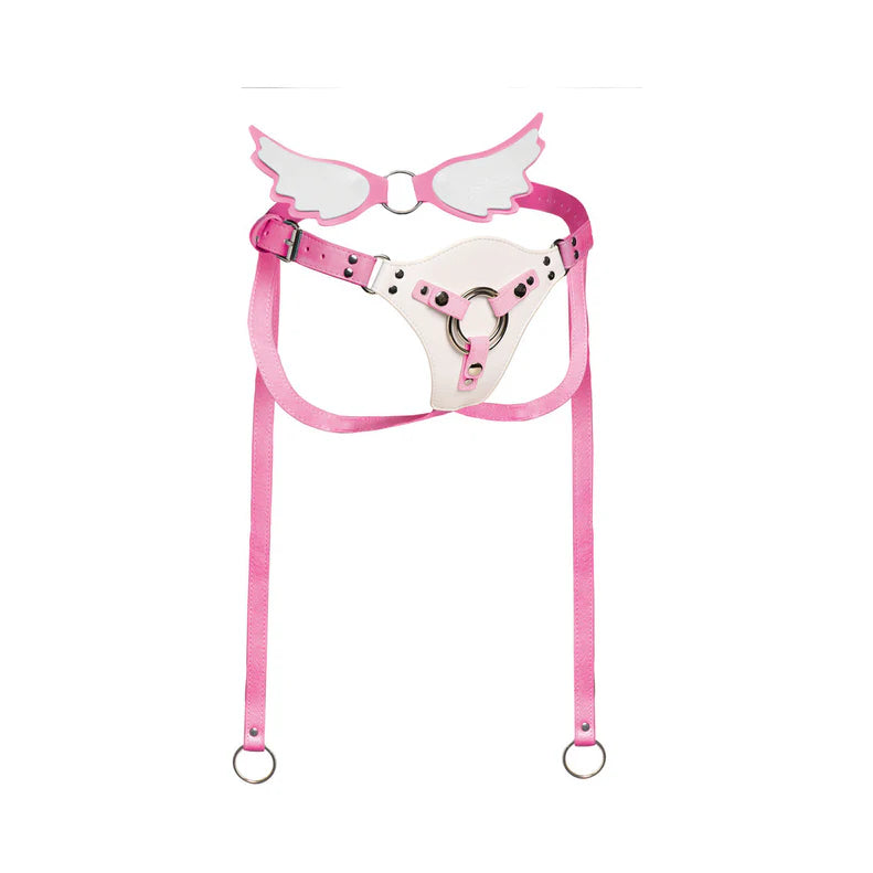 Creature Cocks Solyra Angel Strap-On Harness – Adjustable Vegan Leather Harness