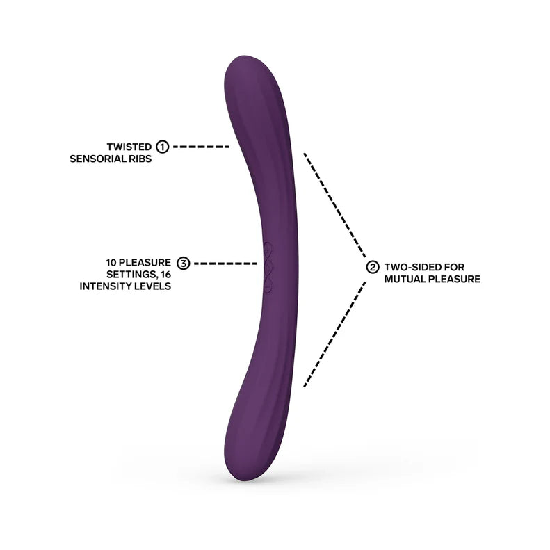 LELO Boomerang Dual Vibrator for Couples – App-Controlled, Waterproof Silicone Design