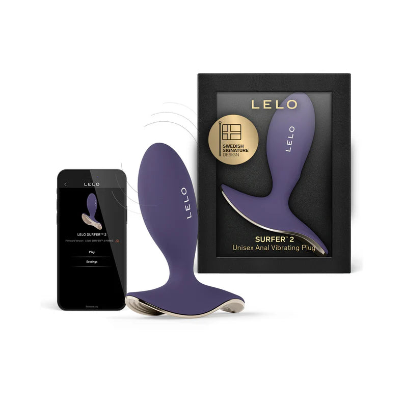 LELO Surfer 2 Vibrating Plug – App-Controlled Waterproof Silicone Design
