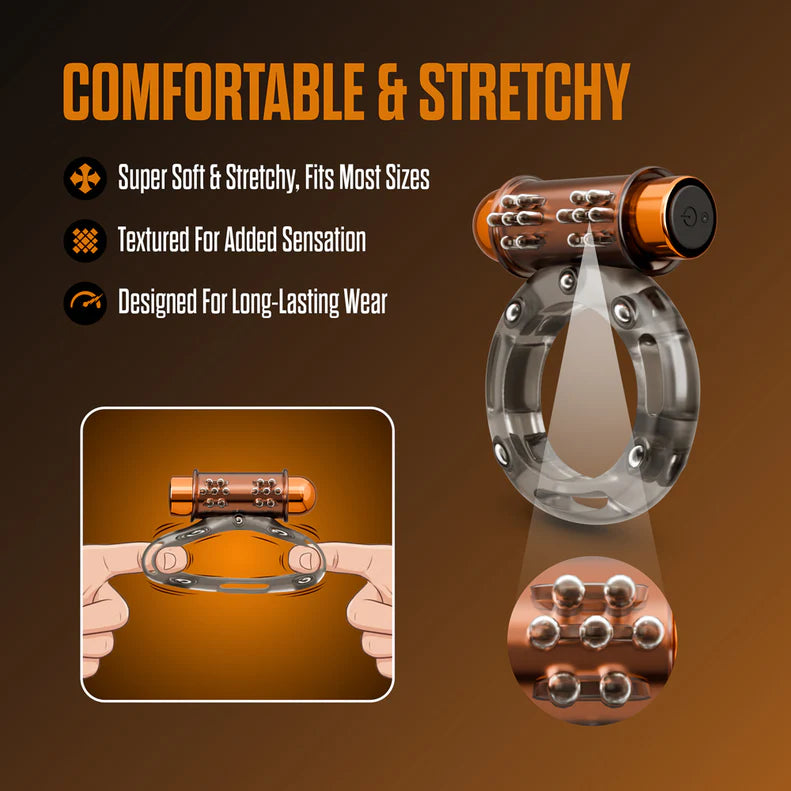 Stay Hard Vibrating Cock Ring Set