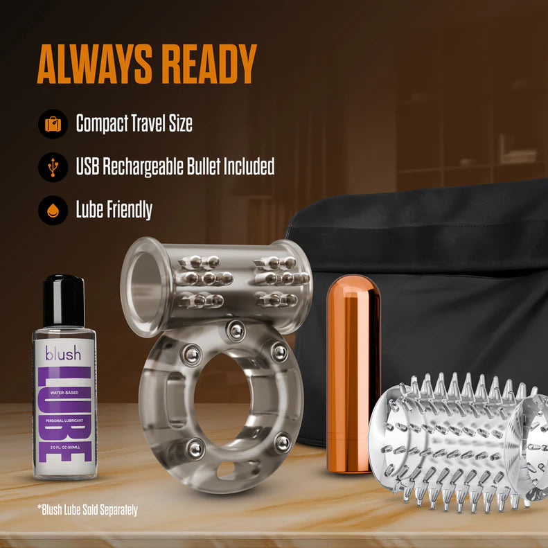 Stay Hard Vibrating Cock Ring Set