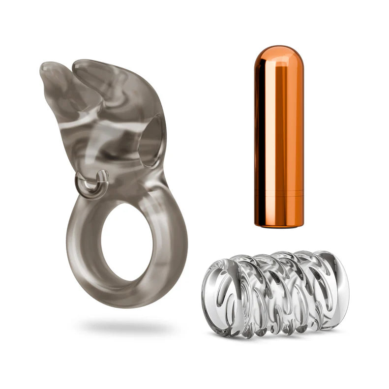 Stay Hard Vibrating Cock Ring Set