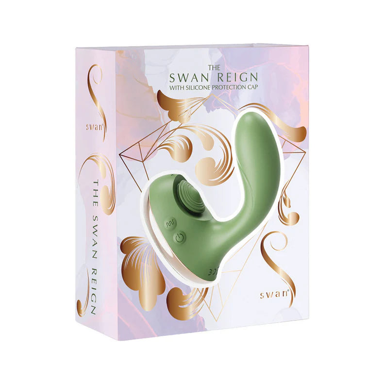 Swan Reign Rechargeable Silicone Dual Stimulating Vibrator