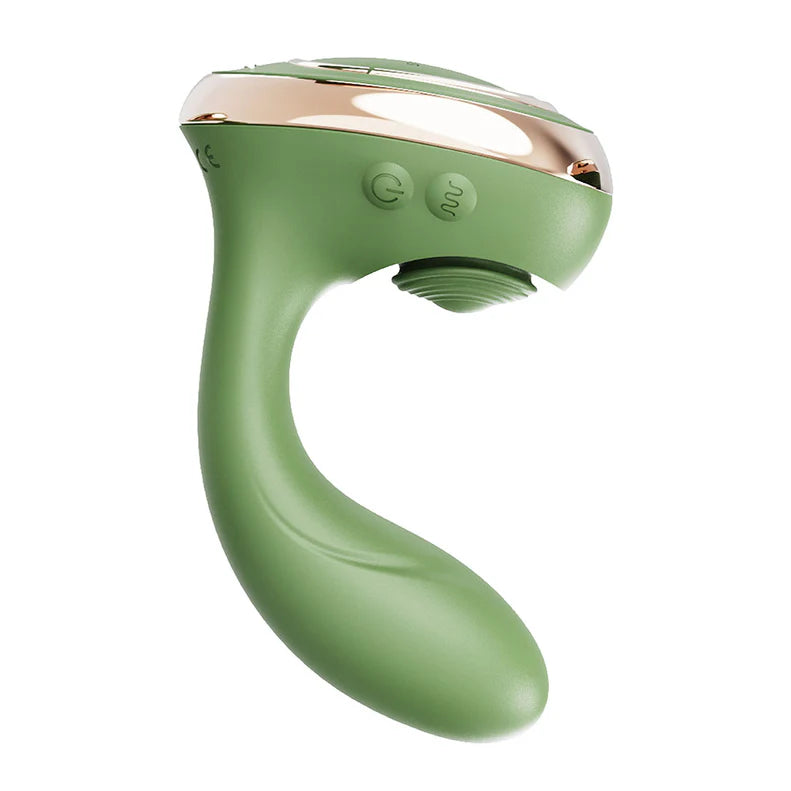 Swan Reign Rechargeable Silicone Dual Stimulating Vibrator