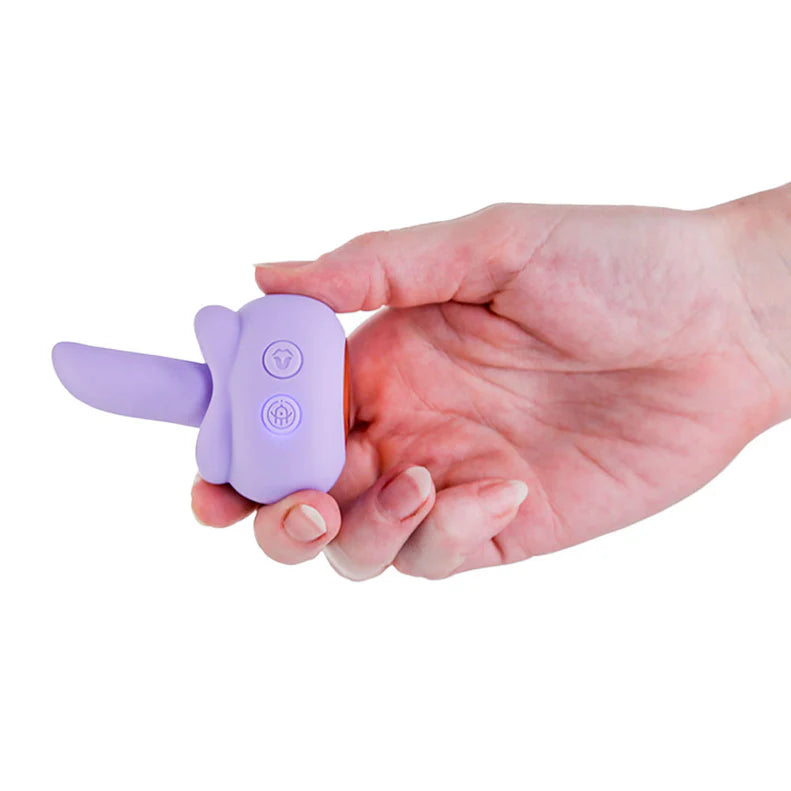 M’Lady Rotating Tongue Rechargeable Silicone Clitoral Stimulator
