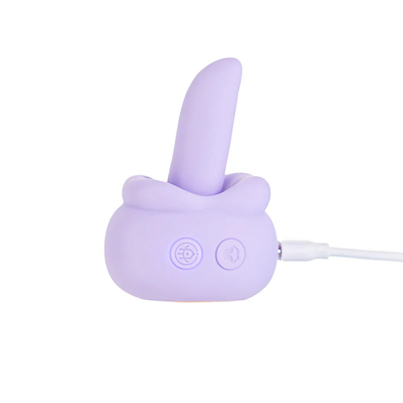M’Lady Rotating Tongue Rechargeable Silicone Clitoral Stimulator