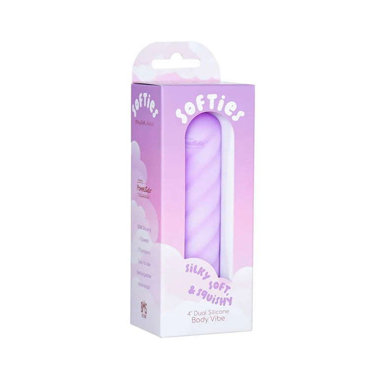 Softies 4in Dual Silicone Bullet Vibrator