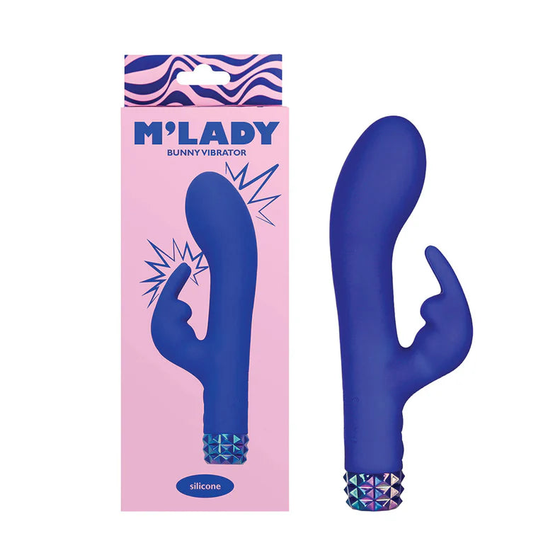 M’Lady Rechargeable Silicone Bunny Vibrator – Dual Motor Rabbit Vibrator