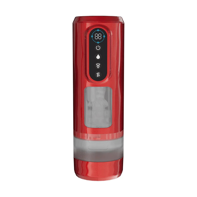 Pumped Sensurge Automatic Rechargeable Heating, Sucking, Thrusting, Vibrating Male Pump