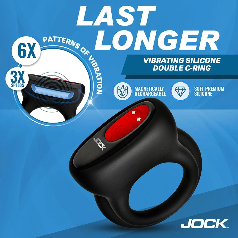 JOCK Enhancers Hard-On Vibrating Double C-Ring