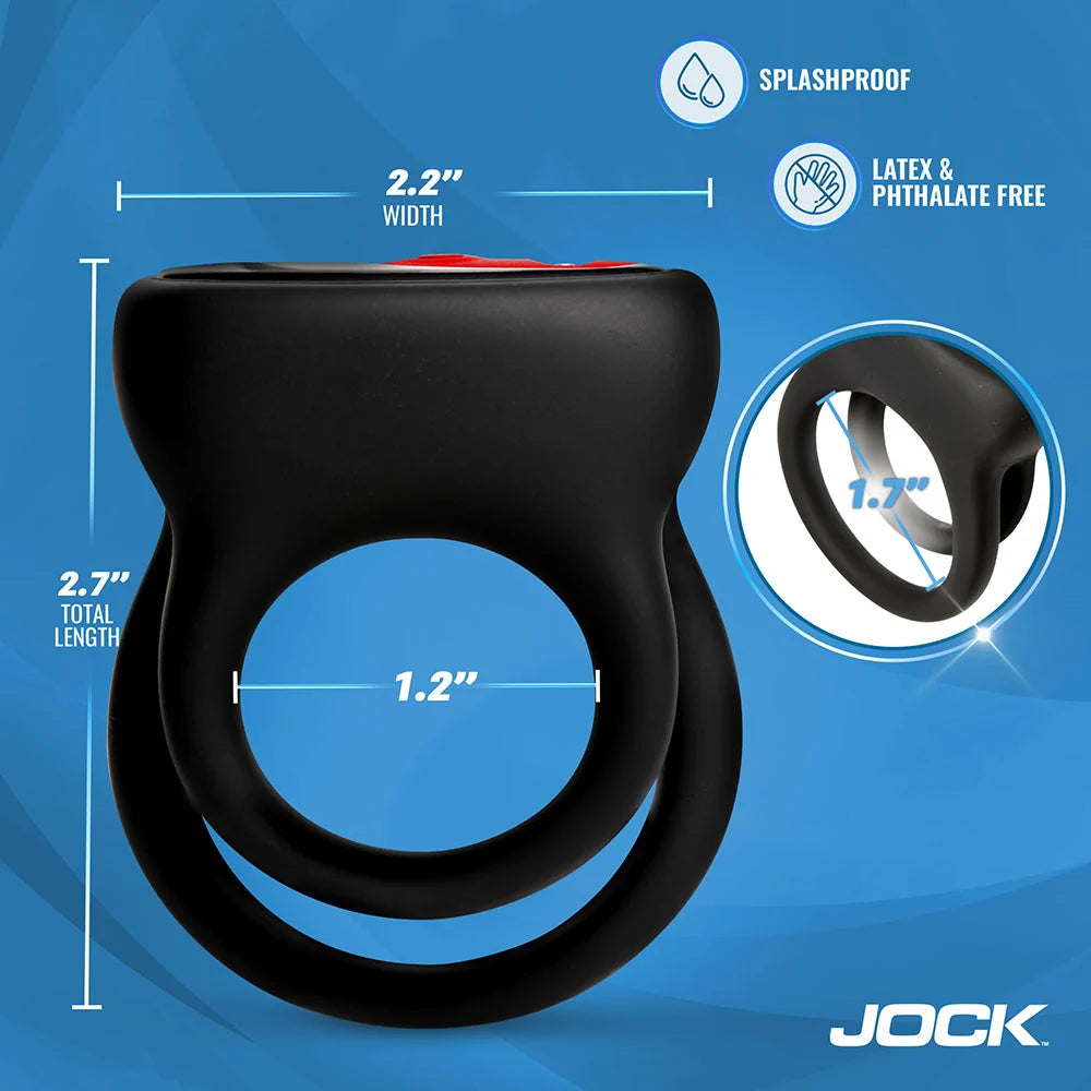 JOCK Enhancers Hard-On Vibrating Double C-Ring