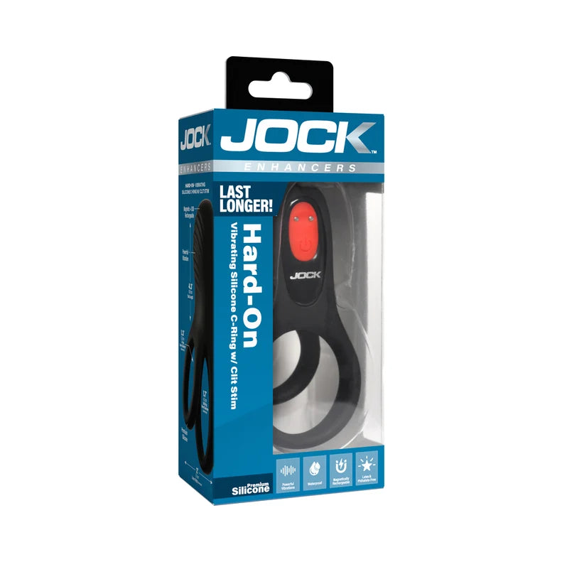 Jock Hard-On Rechargeable Clit Stim Cock Ring