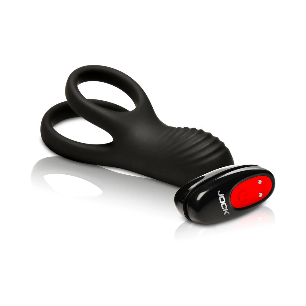 Jock Hard-On Rechargeable Clit Stim Cock Ring