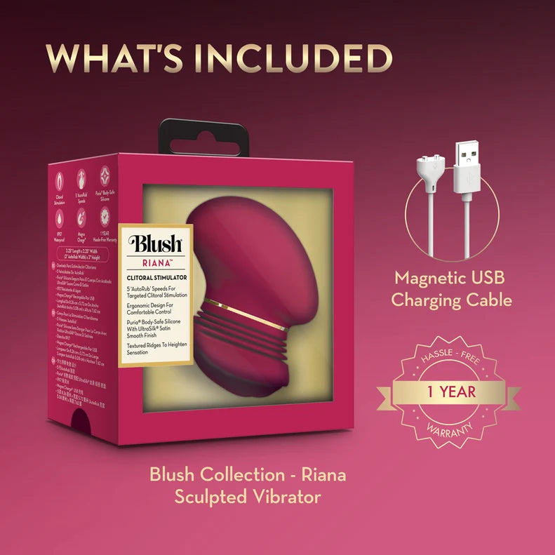 Blush Riana Rechargeable Clitoral Stimulator