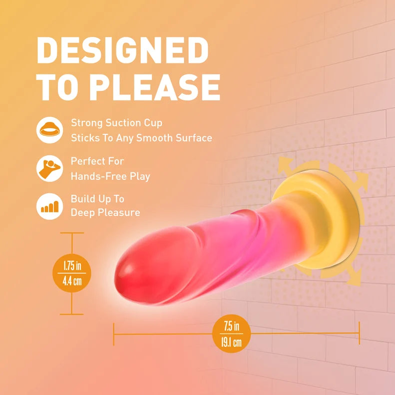 Avant Handcrafted Artisan Silicone Dildo - Sunburst