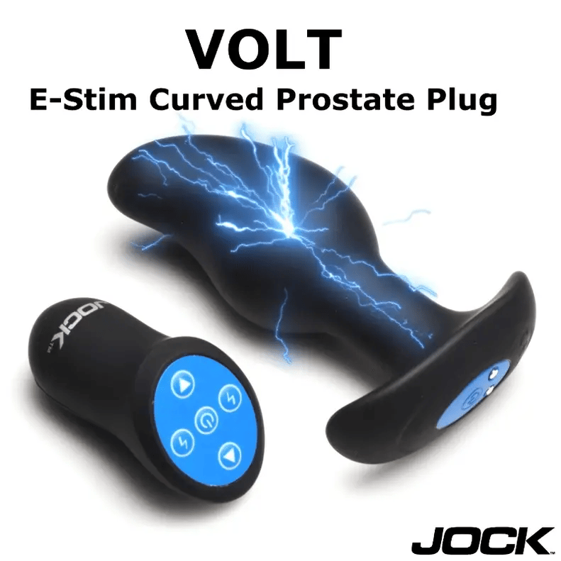 Jock Volt E-Stim Curved Prostate Plug