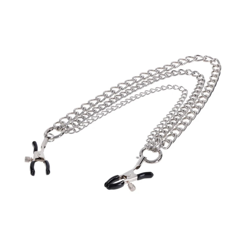 Sportsheets Silver exCHAINgeable Nipple Jewelry
