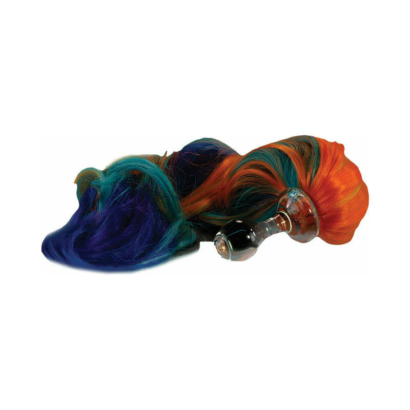 Crystal Delights Minx Pony Tail Plug – Rainbow