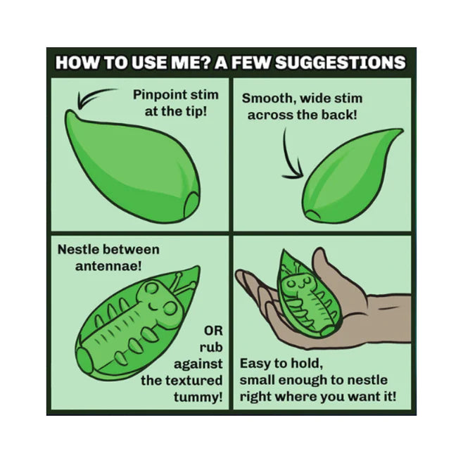 Cute Little Fuckers Zeep – Vibrating Leaf-Shaped Silicone Stimulator