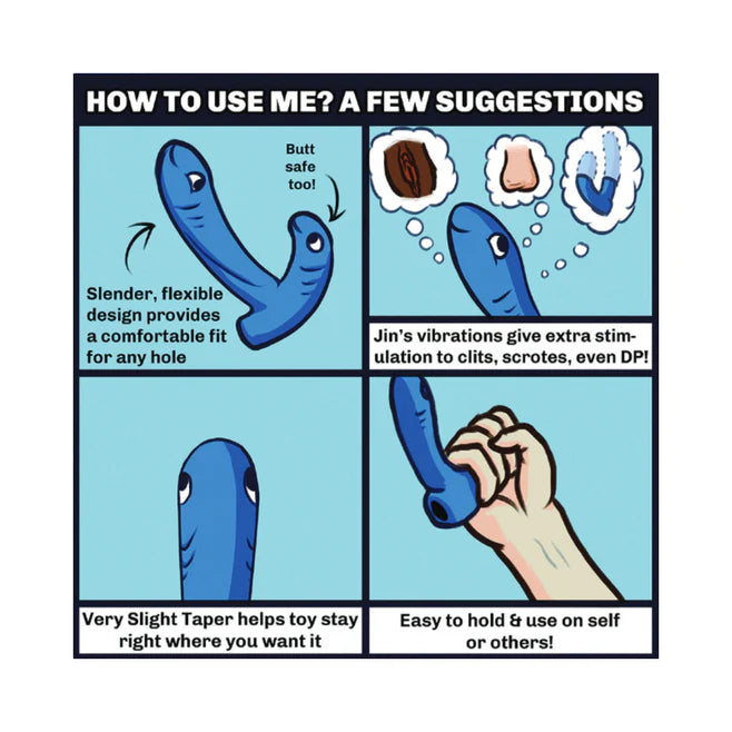 Cute Little Fuckers Jix – Dual-Ended Vibrating Silicone Dildo