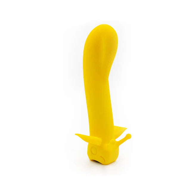Cute Little Fuckers Shimmer – Curled Vibrating Silicone Dildo