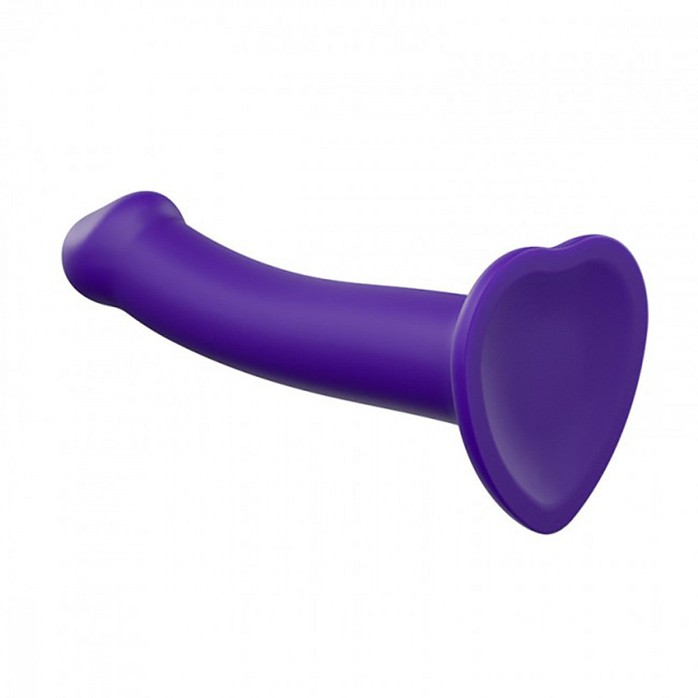 Lovely Planet Strap-On-Me Bendable Dual-Density Silicone Suction Cup Dildo - Medium