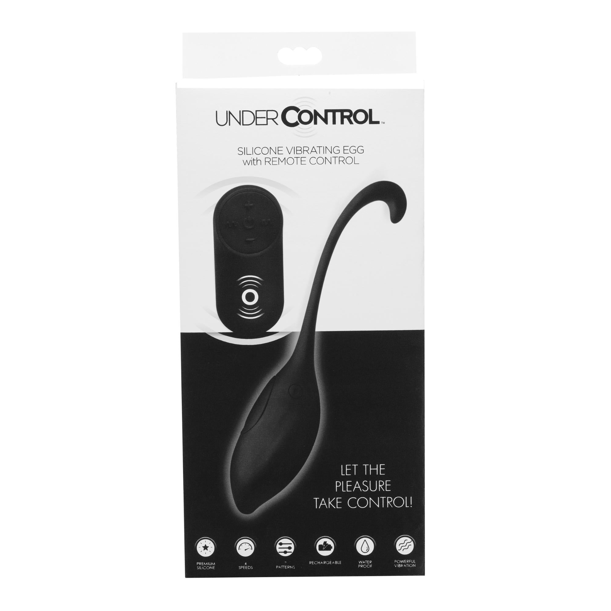 Under Control Silicone Vibrating Egg with Remote Control