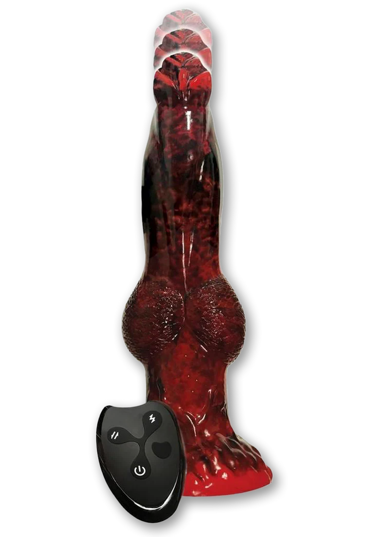 Alien Nation Fire Dragon Silicone Thrusting Dildo with Remote Control