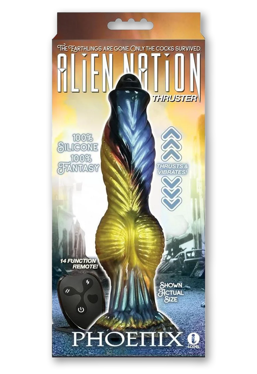 Alien Nation Phoenix Silicone Thrusting Dildo