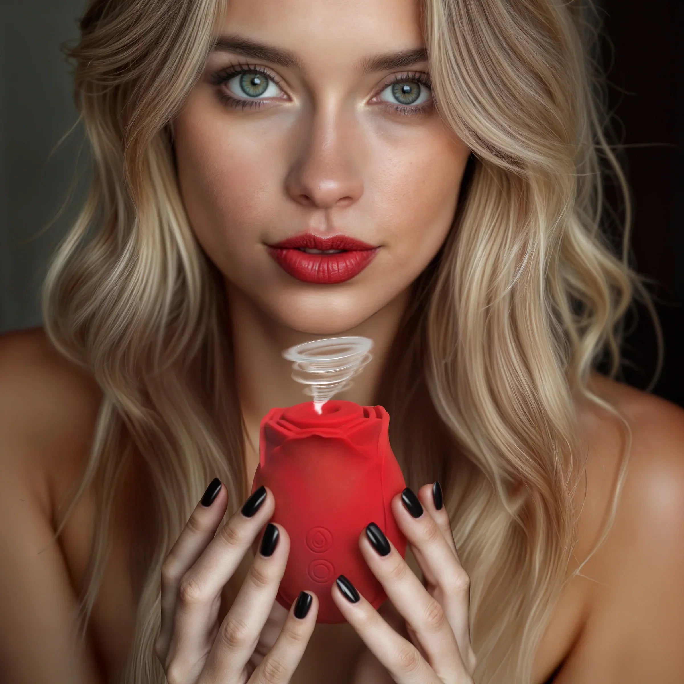 Bloomgasm Mystic Rose Rechargeable Silicone Sucking & Vibrating Clitoral Stimulator