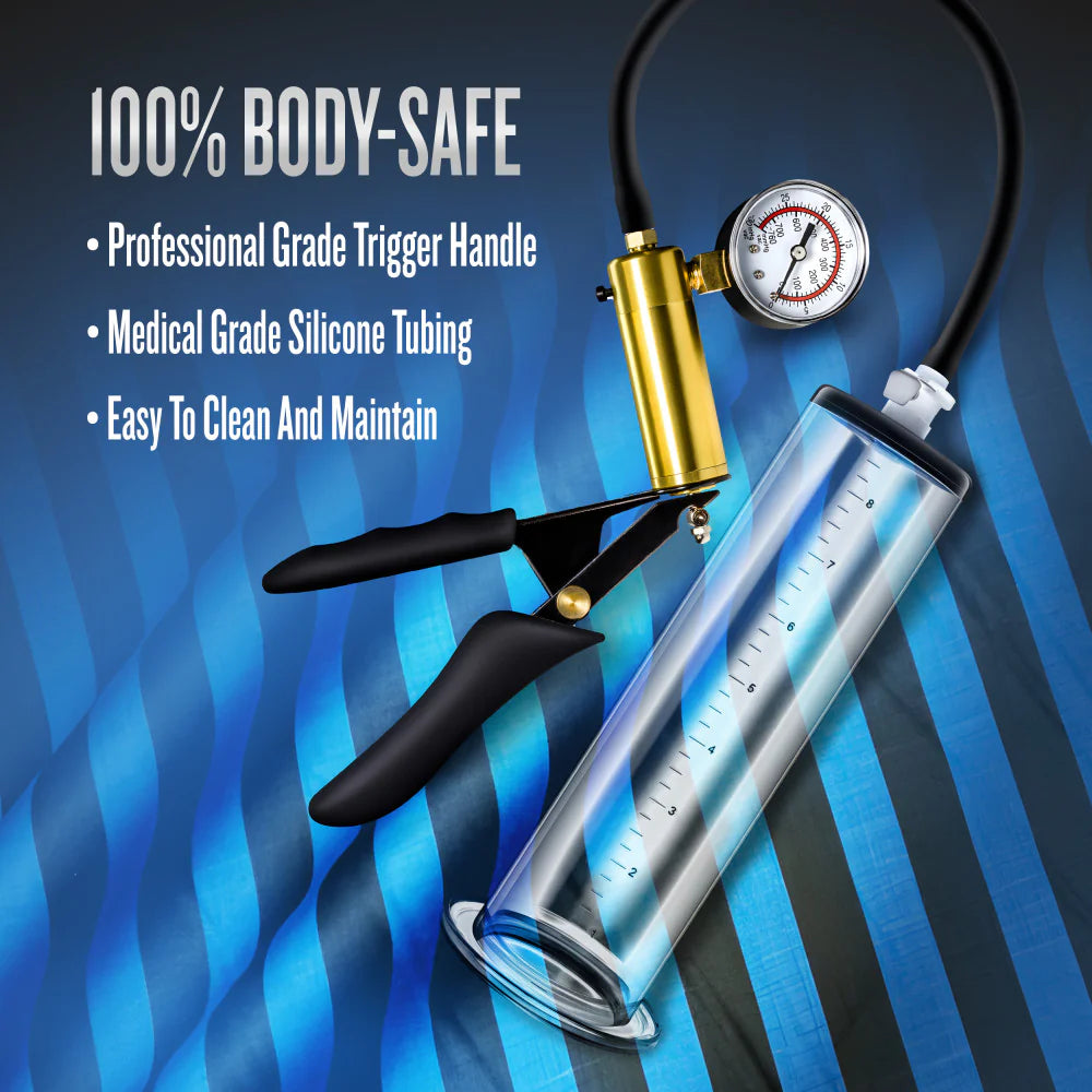 Blush Performance VX8 Premium  System with Silicone Cock Strap Manual Penis Pump