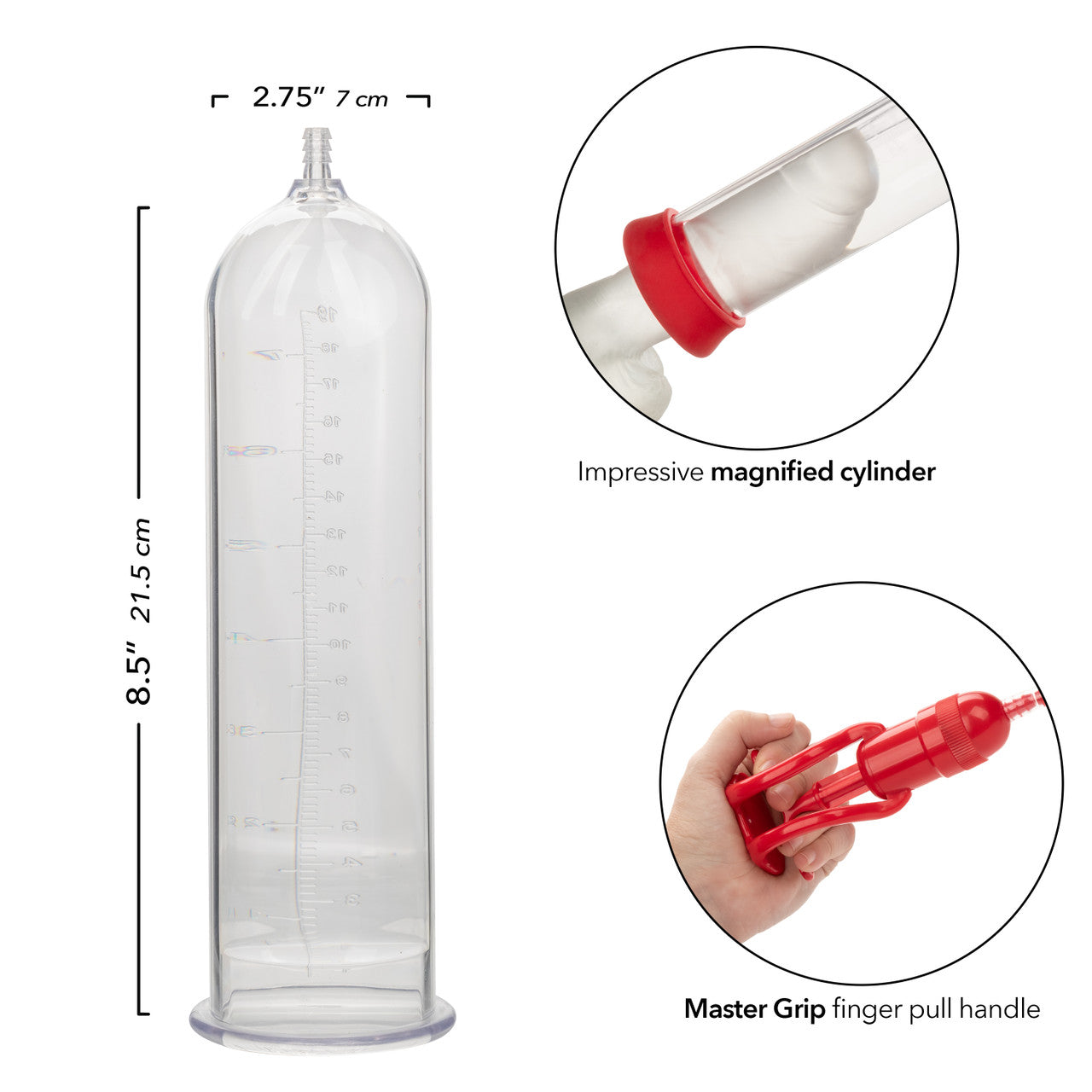 Optimum Series® Magnified Manual Penis Pump