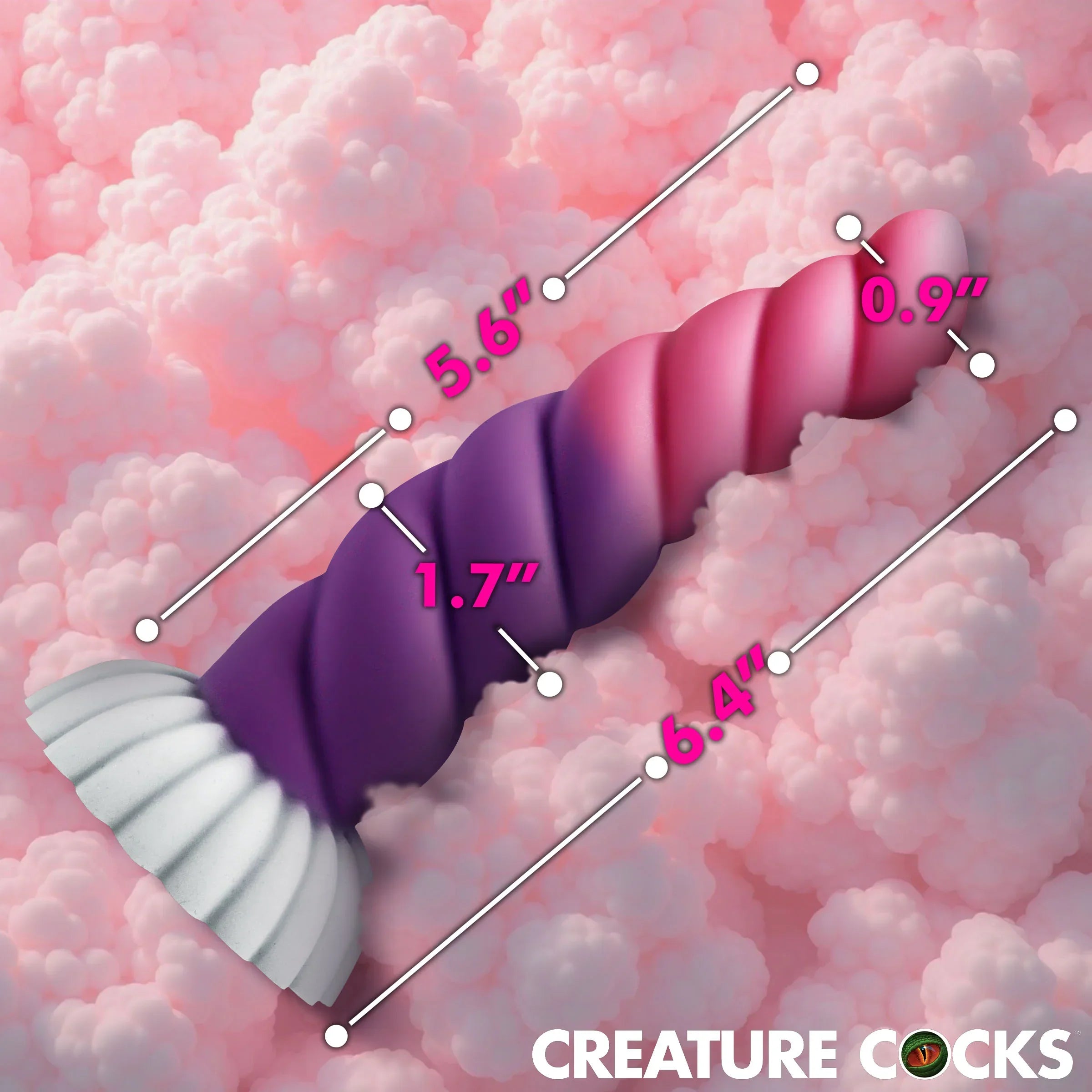 Creature Cocks Cloud Rider Unicorn Rechargeable Silicone Dildo